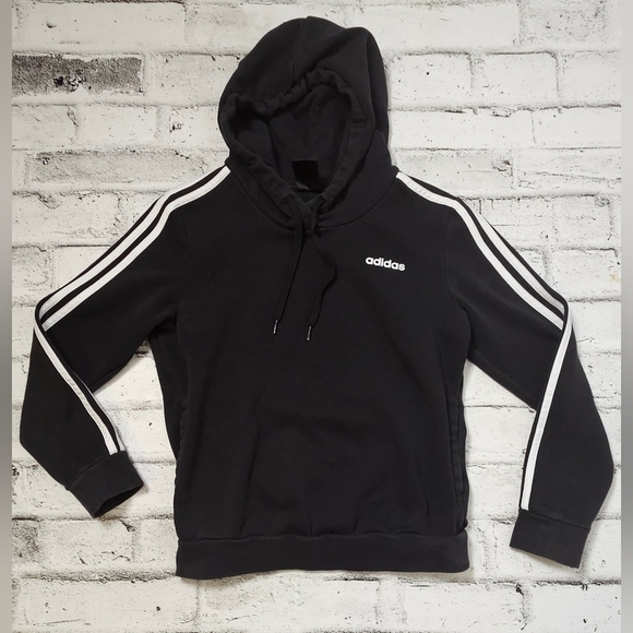 ADIDAS Women's Essentials 3-Stripes Hoodie Sweatshirt - Picture 3 of 10